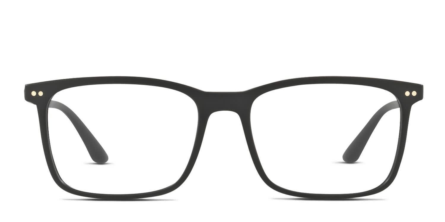 Giorgio Armani AR7122 Matte Black glasses - Matte Black - Frontal View