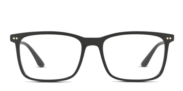 Giorgio Armani AR7122 Matte Black Eyeglasses | Includes FREE Rx Lenses
