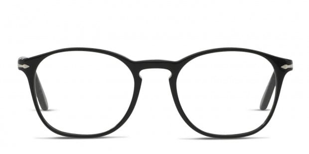Persol 3007V Shiny Black Eyeglasses Includes FREE Rx Lenses