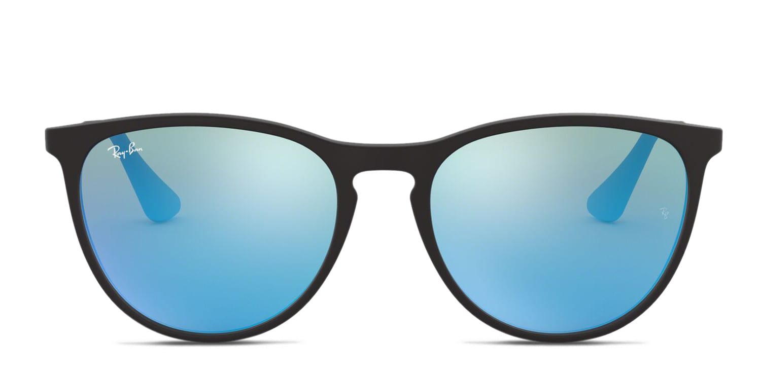 Ray-Ban RJ9060SF Kids Black, Blue glasses - Black / Blue - Frontal View