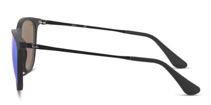 Ray-Ban RJ9060SF Kids Black, Blue glasses - Black / Blue - Side View