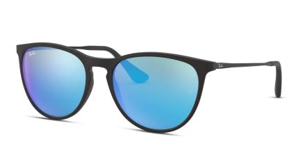 Ray-Ban RJ9060SF Kids Black, Blue glasses - Black / Blue - Angle View