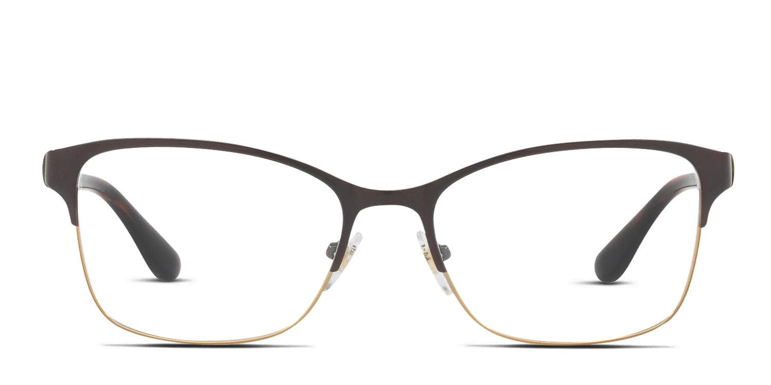 Vogue VO4050 Brown, Gold glasses - Brown / Gold - Frontal View