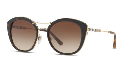Burberry BE4251Q Brown , Tortoise glasses - Brown / Tortoise - Angle View