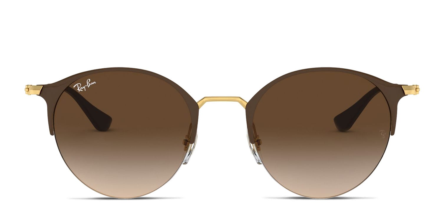サングラス Isabel Marant IM0016S Round Sunglasses Gray Black Gold Isabel Marant IM0016/S black , gold frame with dark grey