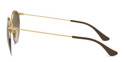 Ray-Ban RB3578 Brown, Gold glasses - Brown - Side View