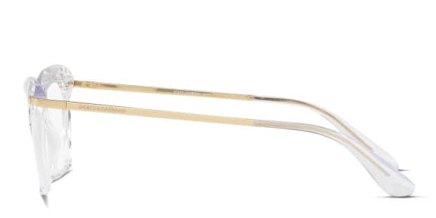 Dolce and gabbana cheap clear frame glasses