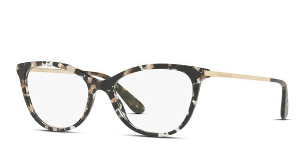 Dolce & Gabbana DG3258 Tortoise/Beige/Black Eyeglasses | Includes