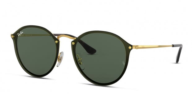 Ray-Ban RB3574N Blaze Round Gold , Green