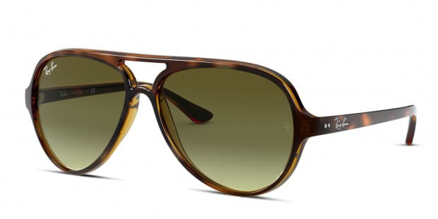 The Ray Ban Cats 5000 is a modern take on the iconic aviator frame that never grows old. Crafted from lightweight propionate plastic it features a dazzling double bridge and colorful arms offering