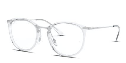 Ray-Ban RX7140 Clear glasses - Clear - Angle View