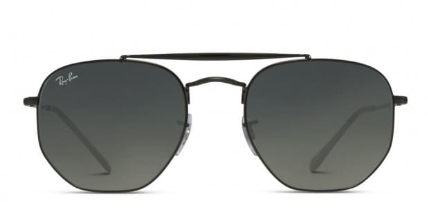 The Ray-Ban 3648 is a striking take on the iconic aviator frame. Crafted  from lightweight monel, it features hexagonal shaping, a sophisticated  double 