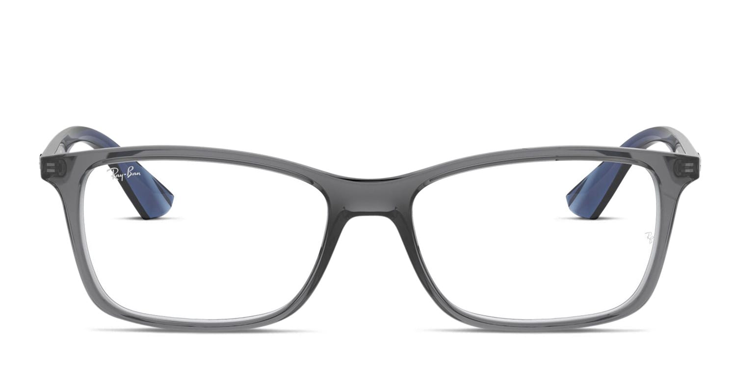 Ray-Ban RX7047 Gray glasses - Gray - Frontal View