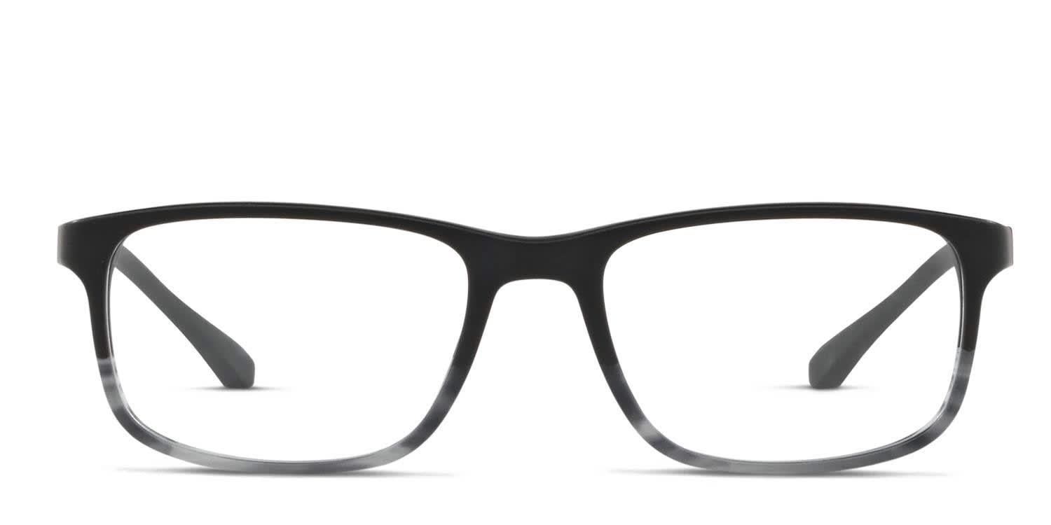 Emporio Armani EA3098 Black, Gray glasses - Black / Gray - Frontal View