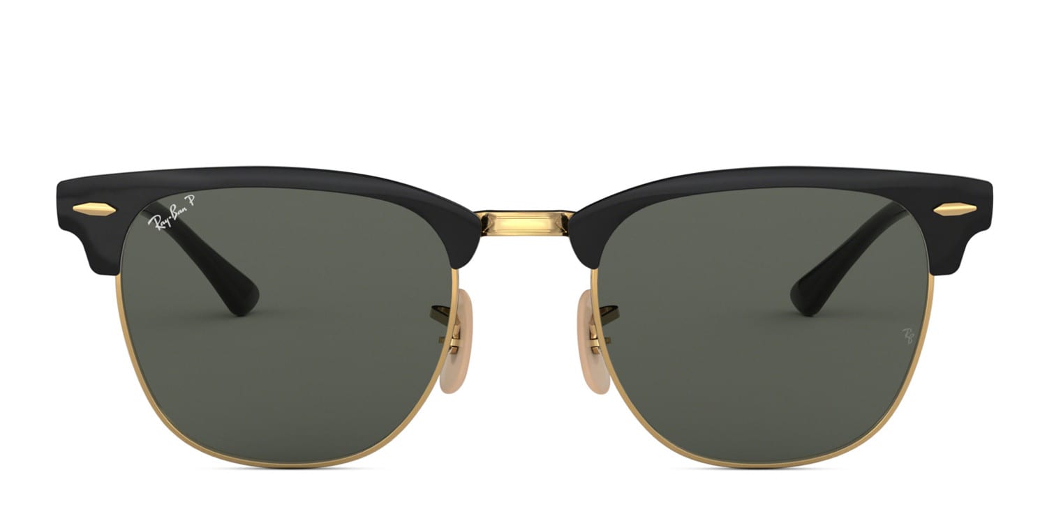Ray-Ban RB3716 Gold, Black glasses - Gold / Black - Frontal View