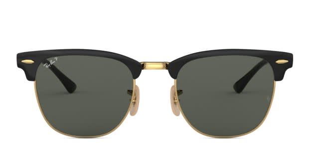 Ray-Ban RB3716 Gold, Black Prescription Sunglasses - 50% Off Lenses
