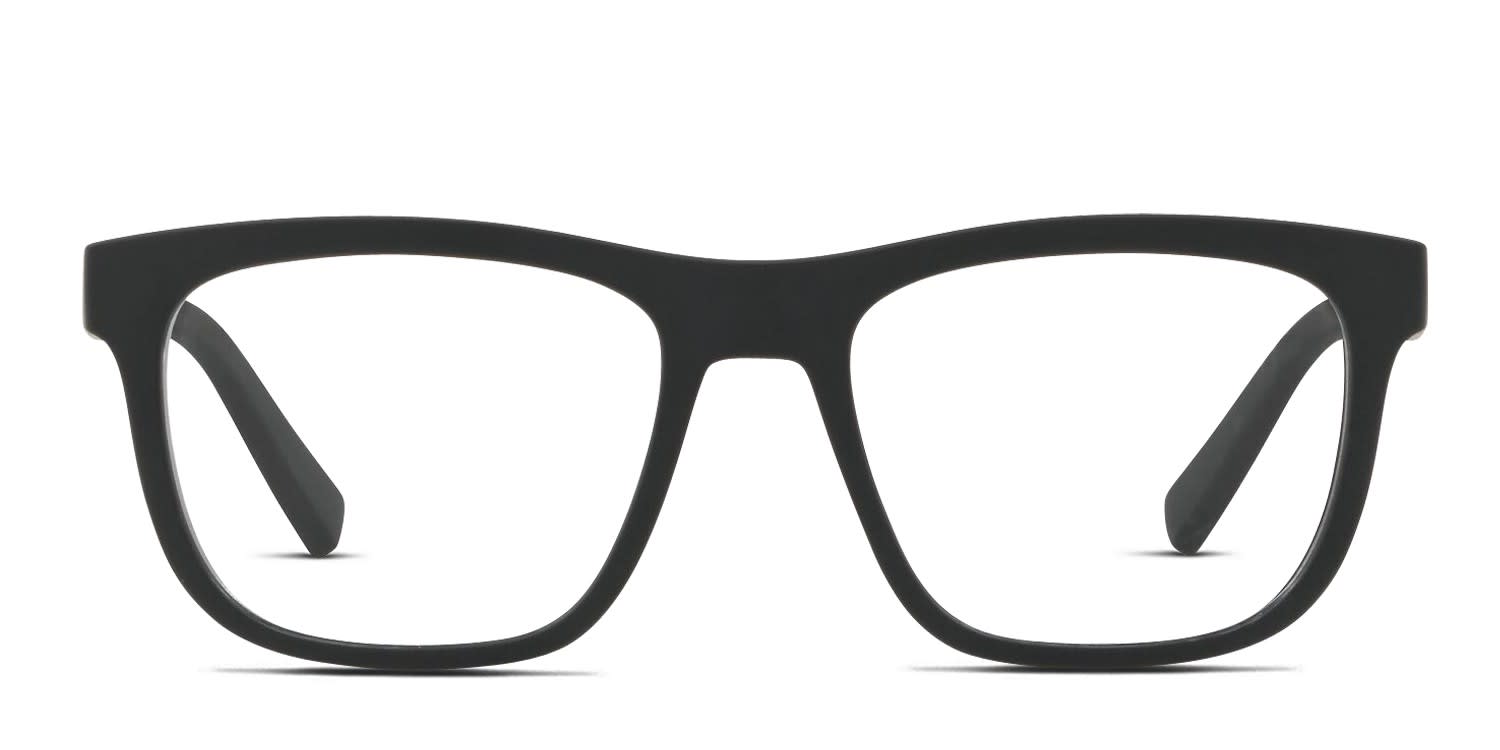 Armani Exchange AX3050F Black glasses - Black - Frontal View