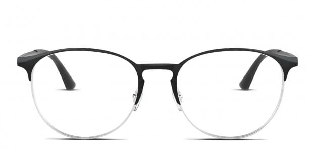 Ray-Ban RX6375 Black/Silver Eyeglasses | Includes FREE Rx Lenses