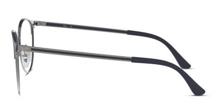 Ray-Ban RX6375 Blue, Gunmetal glasses - Blue / Gunmetal - Side View