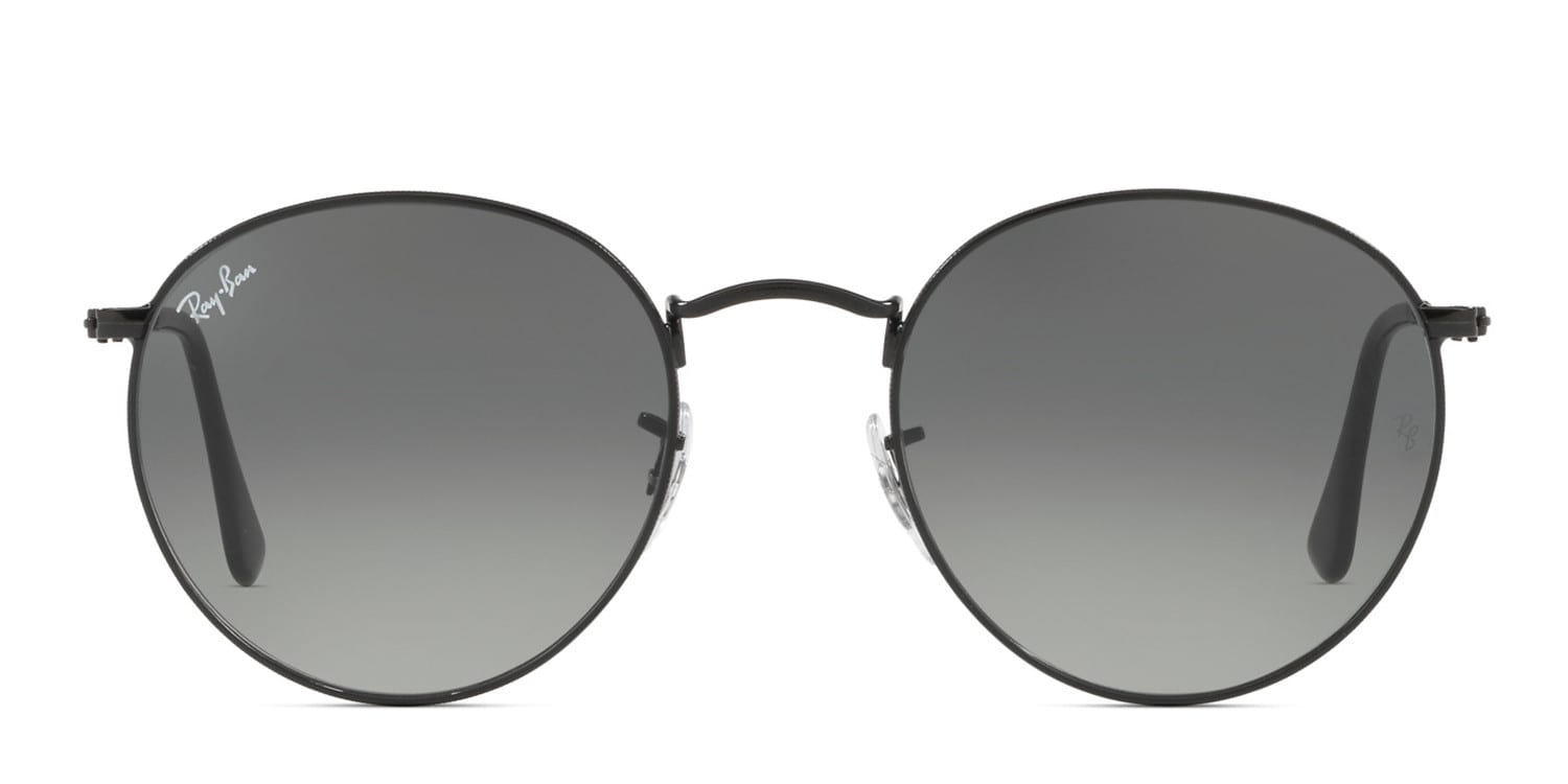Ray-Ban RB3447N Black glasses - Black / Gray - Frontal View