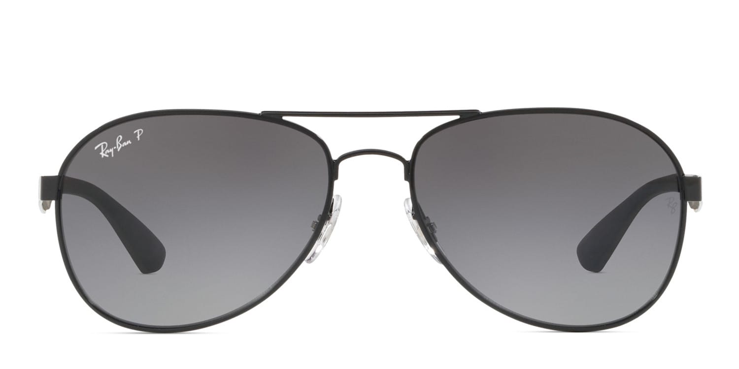 Ray-Ban RB3549 Black glasses - Black / Gray - Frontal View