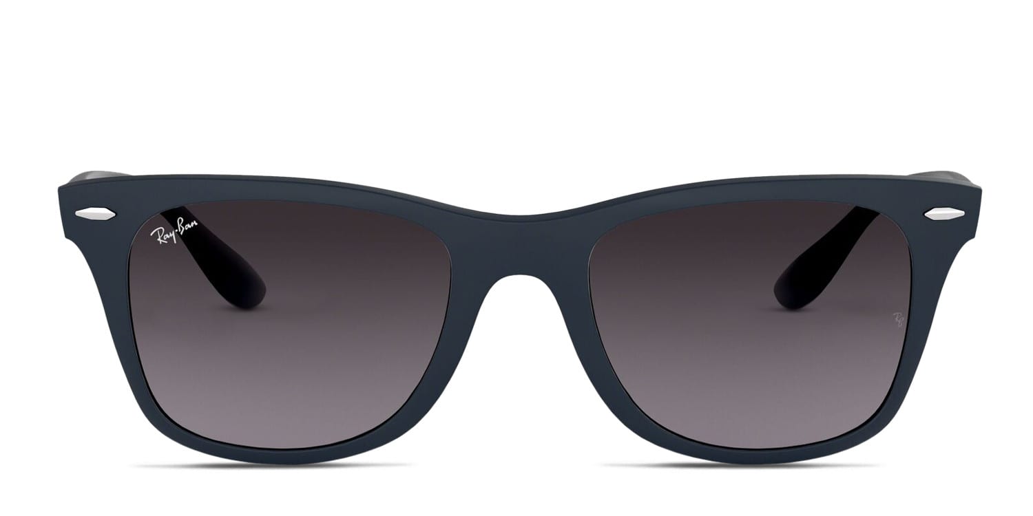 Ray-Ban RB4195 Wayfarer Liteforce Blue , Gray glasses - Blue / Gray - Frontal View