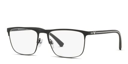 Emporio Armani EA1079 Black glasses - Black - Angle View