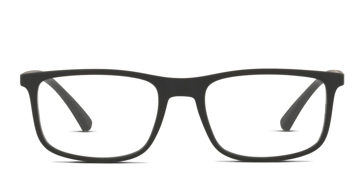 Emporio Armani EA3135F Black , Gray glasses - Black / Gray - Frontal View