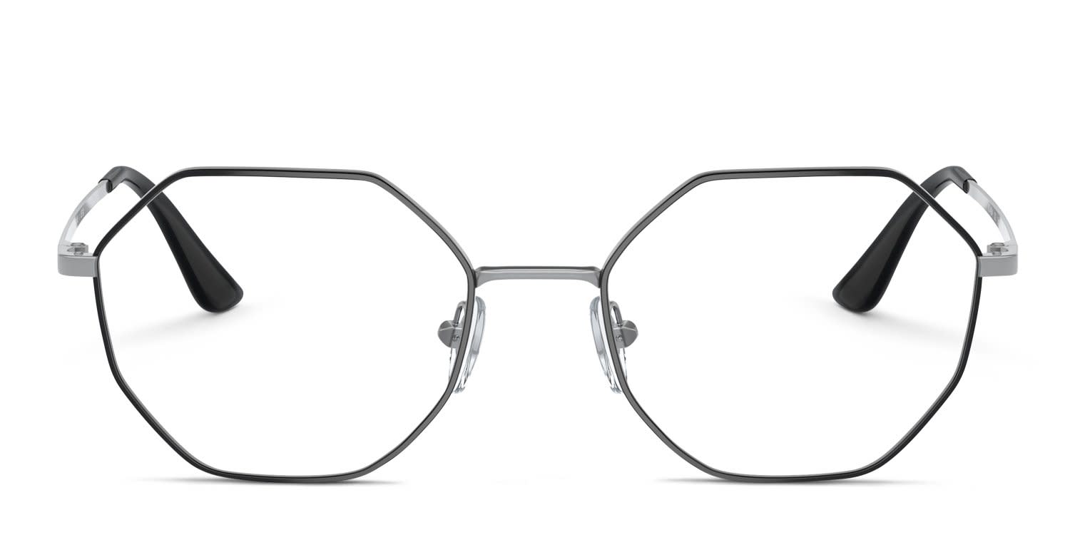 Vogue VO4094 Black, Silver glasses - Black / Silver - Frontal View