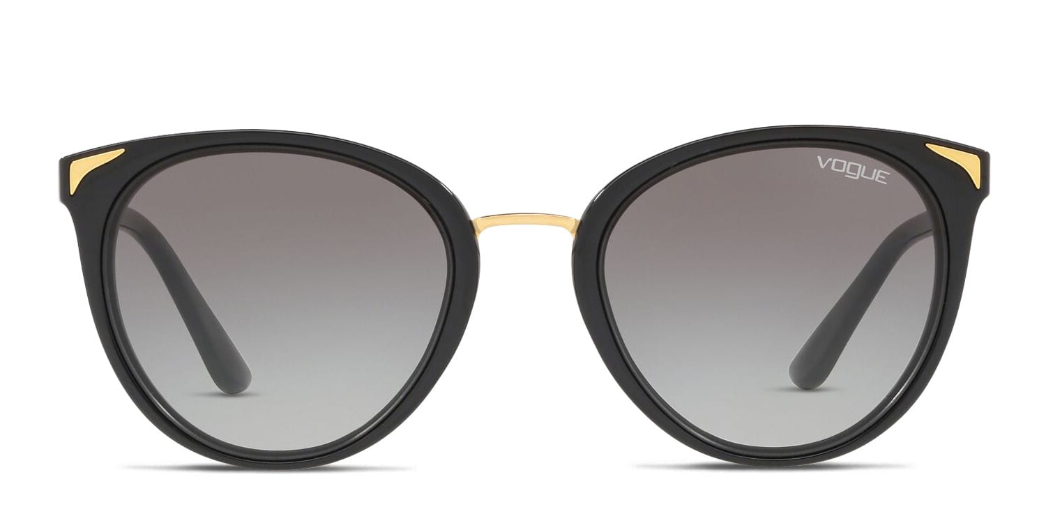 Vogue VO5230S Black , Gray glasses - Black / Gray - Frontal View