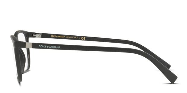 New Dolce & Gabbana DG 5027 2525 Matte Black Plastic Rectangle Eyeglasses 55mm New Dolce & Gabbana Reading Glasses DG 5027 2525 55-18 Matte  main image 4
