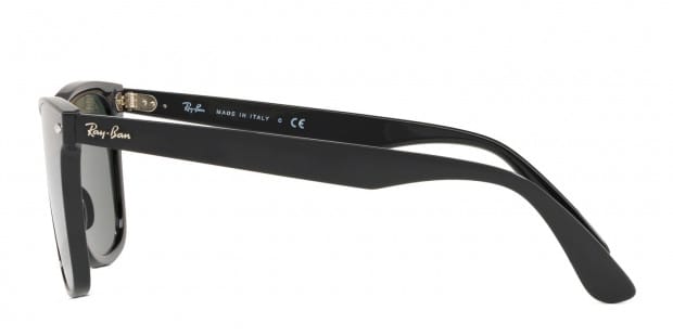 Ray Ban Blaze Wayfarer Sunglasses RB4440N 601 71 Black Frame Green Classic Lenses 41mm
