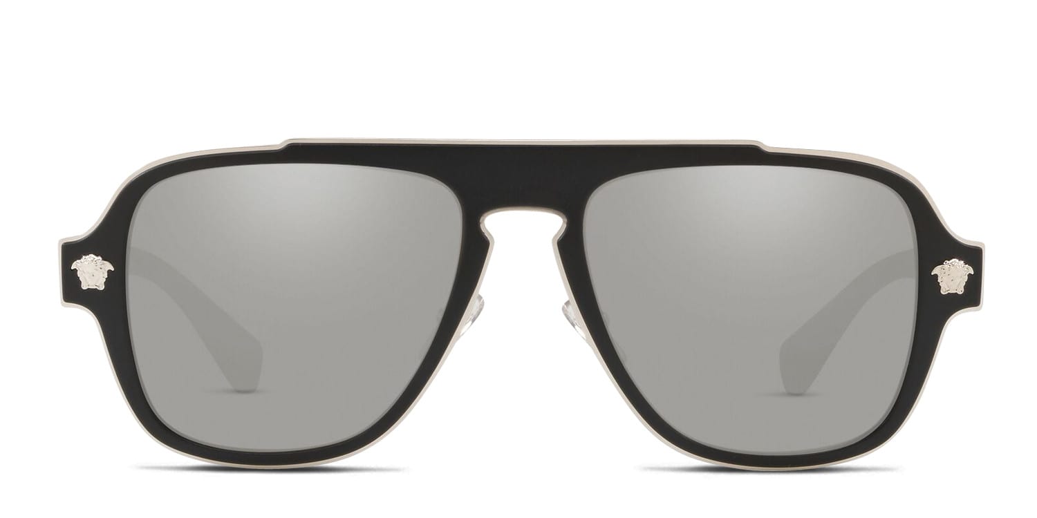 Versace VE2199 Medusa Charm Black , Gray , Silver