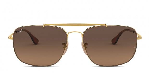 Ray Ban RB3560 The Colonel Brown Gray Tortoise Prescription Sunglasses 50 Off Lenses