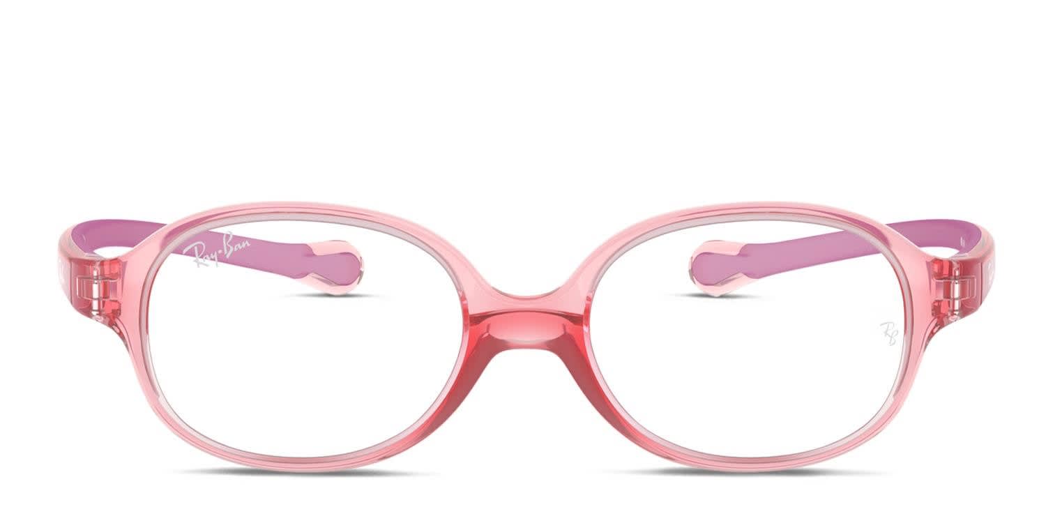 Ray-Ban RY1587 Kids Red, Pink glasses - Pink - Frontal View