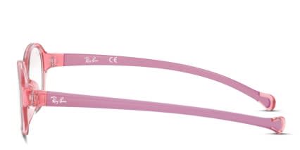 Ray-Ban RY1587 Kids Red, Pink glasses - Pink - Side View
