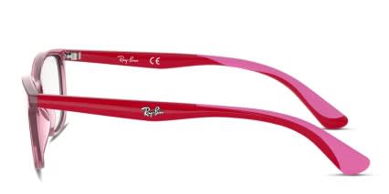 Ray-Ban RY1586 Kids Red glasses - Pink - Side View