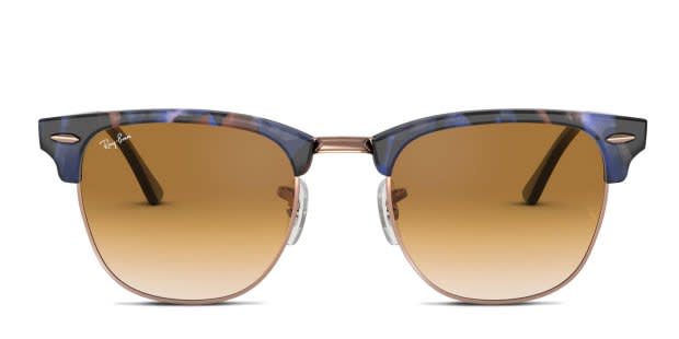 Ray-Ban RB3016 Clubmaster Purple/Tortoise/Rose Gold  display picture 2