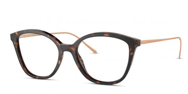 Prada PR 11VV Brown Tortoise Eyeglasses Includes FREE Rx Lenses
