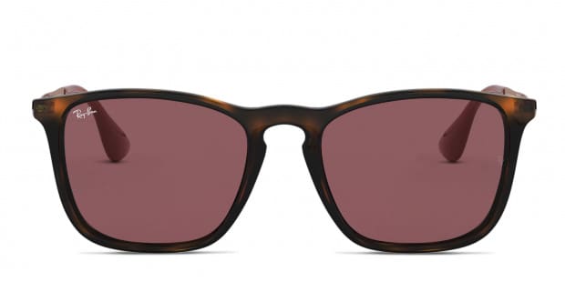 Ray-Ban RB4187 Chris Purple Tortoise Prescription Sunglasses