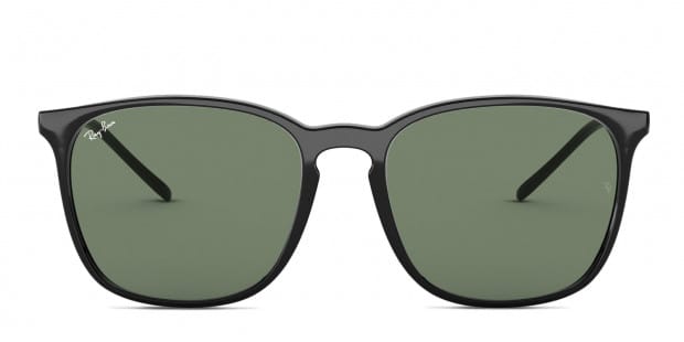 Ray Ban RB4387F Black Green Prescription Sunglasses 50 Off Lenses