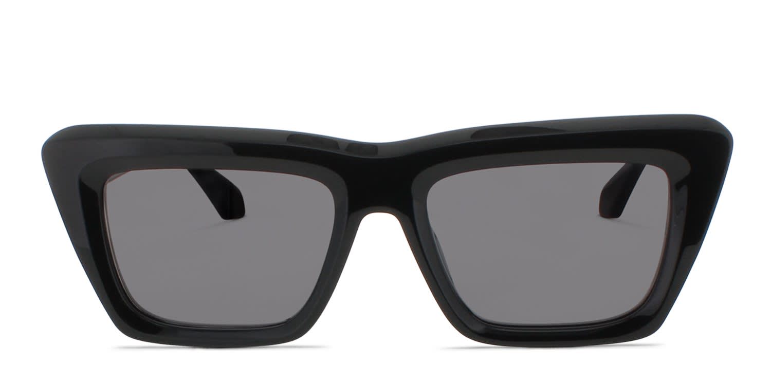 Off-White Hampton Shiny Black glasses - Shiny Black - Frontal View