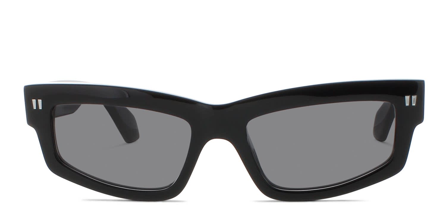 Off-White Miramar Shiny Black glasses - Shiny Black - Frontal View