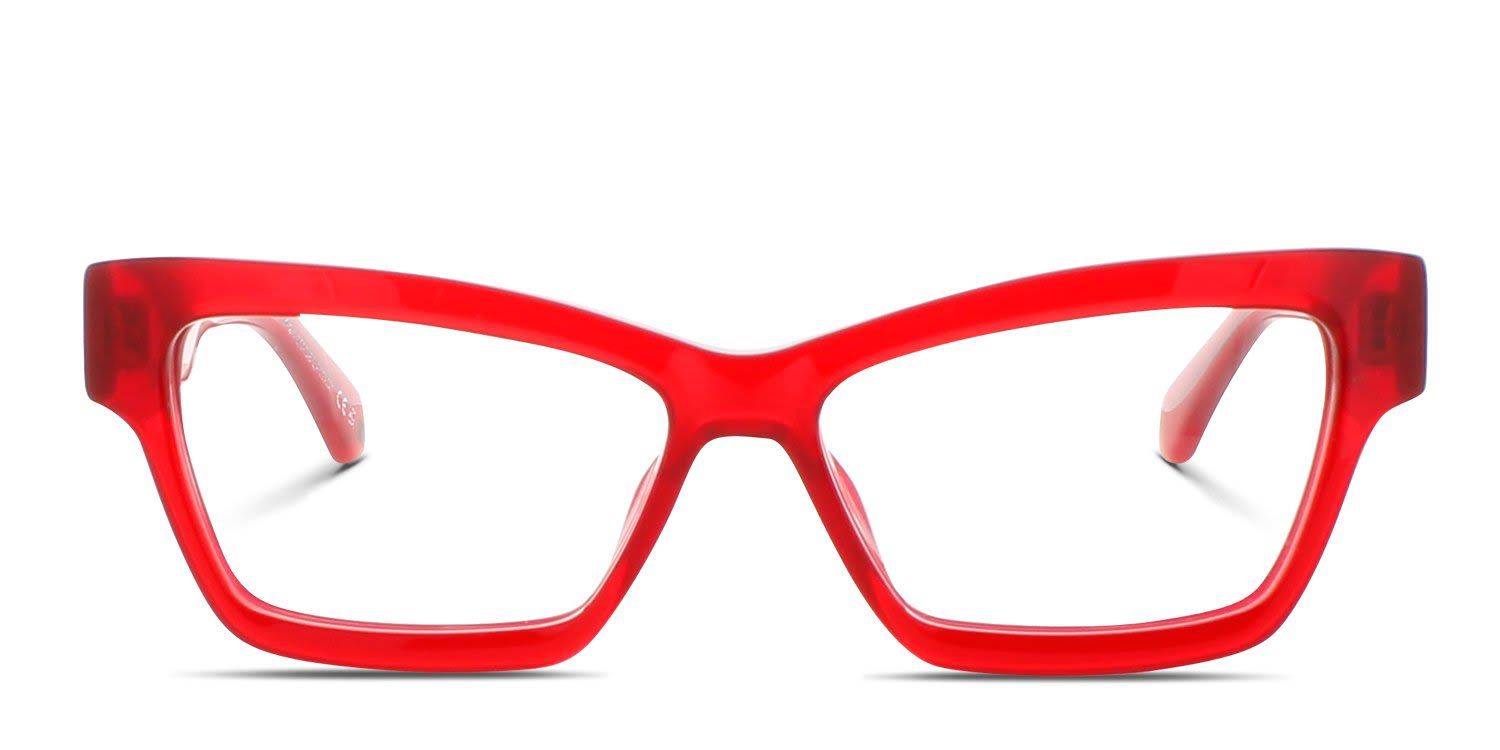 Off-White Style 77 Red glasses - Red - Frontal View