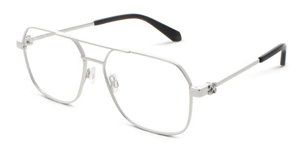 Off-White Style 7J Silver Prescription Eyeglasses