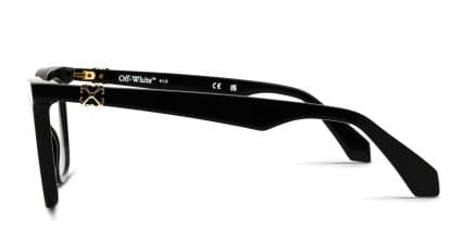 Off-White Style 7T Shiny Black glasses - Shiny Black - Side View