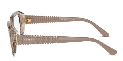 Vogue VO5568 Clear, Gold glasses - Clear / Gold - Side View