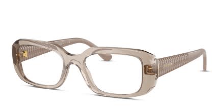 Vogue VO5568 Clear, Gold glasses - Clear / Gold - Angle View