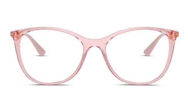 Vogue Transparent Vibrant Pink Square Frame Glasses Vogue Women main image 4