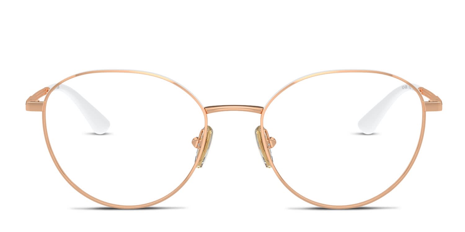 Vogue VO4306 Pink, Gold, White glasses - Pink / Gold / White - Frontal View